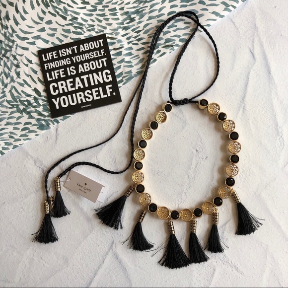 Kate Spade Moroccan Tile Tassel Necklace - Picture 7 of 7